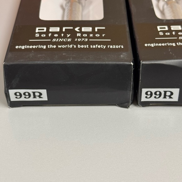 Parker Safety Razor 99R NIB lot of 2 with 2 boxes of razors 5blades In each box - Picture 3 of 5
